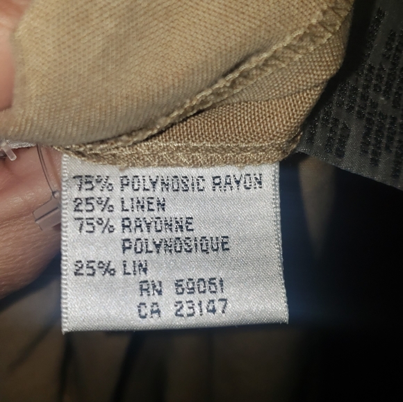 Talbots 6p linen blend country chic sleeveless maxi pockets - Picture 5 of 6